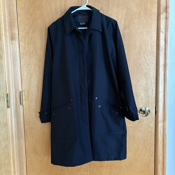 Lauren Ralph Lauren Other - Ralph Lauren LRL Mens‎ Size L Overcoat Jacket Dress Coat Black Front Pockets